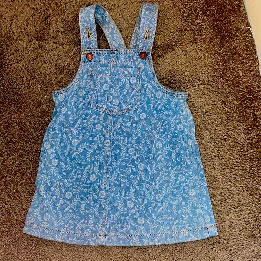 Girls denim overall